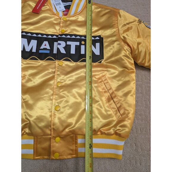 NWT Headgear Classics Martin Varsity Jacket Men's Small Yellow Embroidered - Picture 4 of 16